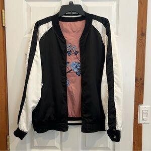 Reversible Stylish Black and White Women's Jacket